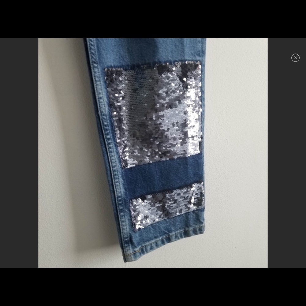 πHPπ ZARA Jeans With Sequin Embellishments - Picture 5 of 15